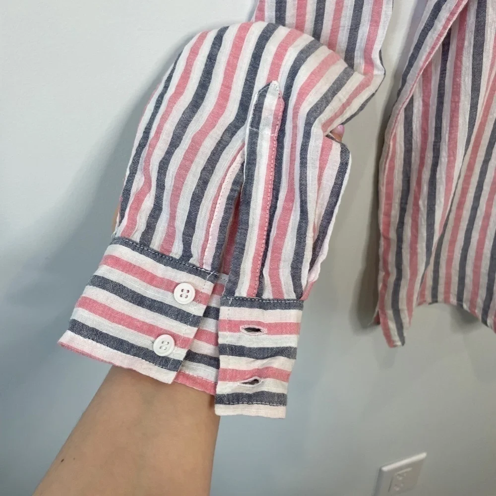 Seven7 Striped Multicolor Button Up - Picture 3 of 10